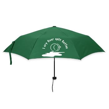 Cosmic Moon Coffee Design - Umbrella (small) - bottlegreen - Front