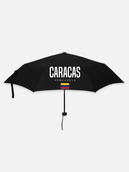 Caracas Venezuela - Regenschirm (klein) - Schwarz