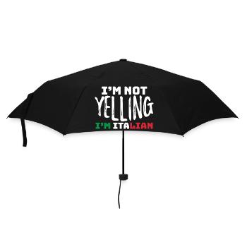 Conception typographique audacieuse de la fierté italienne - Parapluie standard - noir - Devant