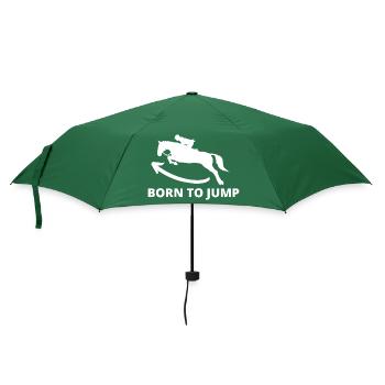 Dynamic jumping stallion - Umbrella (small) - bottlegreen - Front