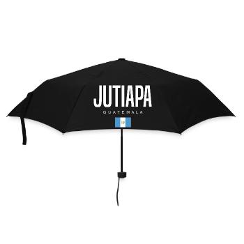 Jutiapa Guatemala Guatemalteken - Regenschirm (klein) - Schwarz - Vorne