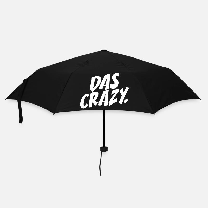 Das Crazy Jugendsprache Insider Meme Cool Verrückt - Regenschirm (klein) - Schwarz