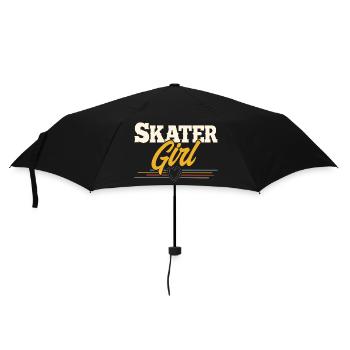 skater girl - Umbrella (small) - black - Front