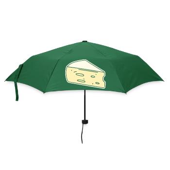 Humour fromage brie - Parapluie standard - vert bouteille - Devant