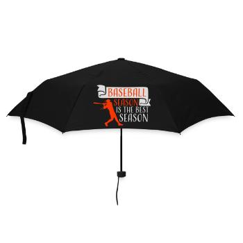 La saison de baseball est la meilleure saison des sports de fans - Parapluie standard - noir - Devant