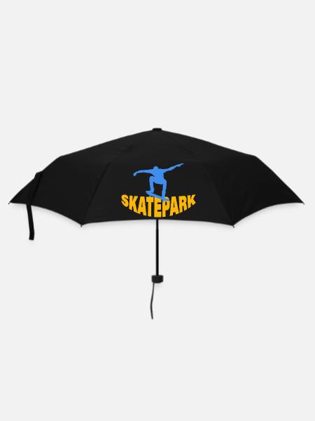 SKATEPARK - Regenschirm (klein) - Schwarz