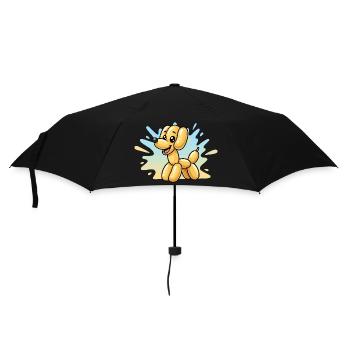 Balloon dog in sunlight - Umbrella (small) - black - Front