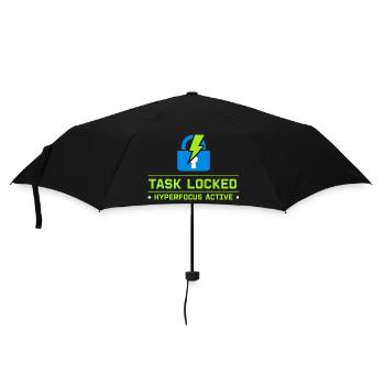Adhd hyperfocus mode Adhd humor Neurodivergent - Umbrella (small) - black - Front