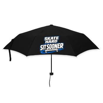 Beer League Hockey Funny Hockey Players Team Humor - Umbrella (small) - black - Front