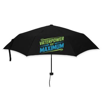 Gartenpapa Pflanzenvater Grüner Papa - Regenschirm (klein) - Schwarz - Vorne