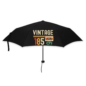 Vintage 185 Cassette Retro - Umbrella (small) - black - Front
