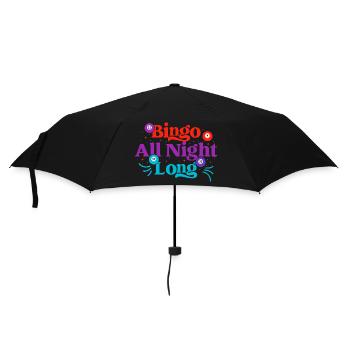 Bingo Game Bingo All Night Long Bingo - Umbrella (small) - black - Front