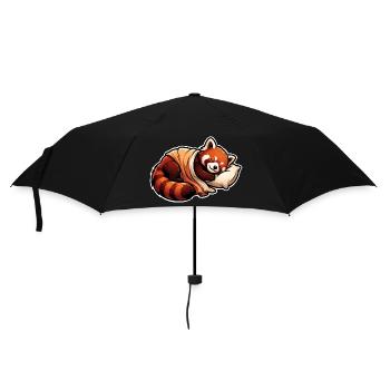 Sleeping Red Panda - Umbrella (small) - black - Front