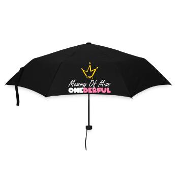 Mama von Miss OneDerful Crown Tee - Regenschirm (klein) - Schwarz - Vorne