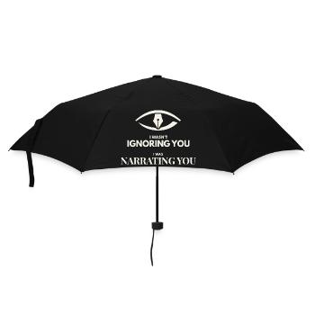 I Was Narrating You - Regenschirm (klein) - Schwarz - Vorne