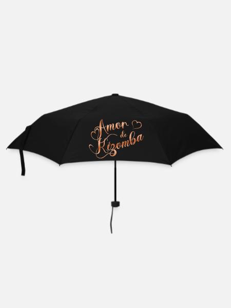 Amor de Kizomba - Regenschirm (klein) - Schwarz
