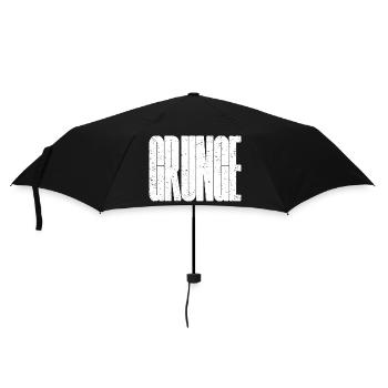 Stressige, kräftige Grunge-Musik - Regenschirm (klein) - Schwarz - Vorne