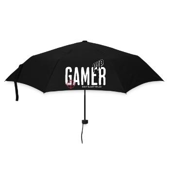 Gamer PVP Shirt Don’t Blame The Lag Zocker Geschen - Regenschirm (klein) - Schwarz - Vorne