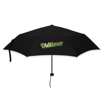 oldtimer - Regenschirm (klein) - Schwarz - Vorne