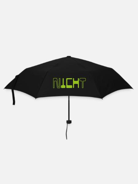 Nicht ICH - ICH Nicht  - Regenschirm (klein) - Schwarz
