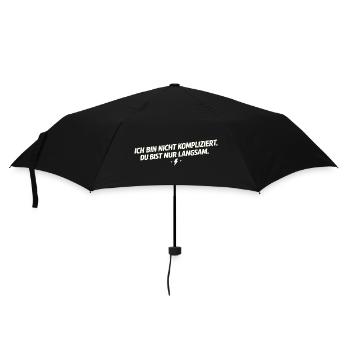 I'm not complicated - you're slow - Umbrella (small) - black - Front