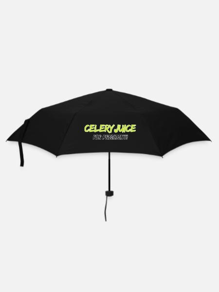 Celeryjuice for President - Regenschirm (klein) - Schwarz
