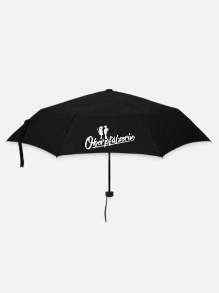 Cooles Oberpfälzerin Motiv Mädchen und Junge - Regenschirm (klein) - Schwarz