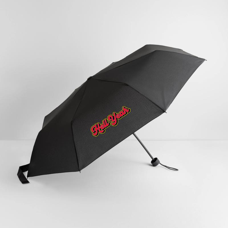 Hell Yeah 3D Retro Script Umbrella (small)