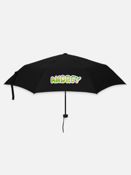 Andrey als Beruf - Regenschirm (klein) - Schwarz