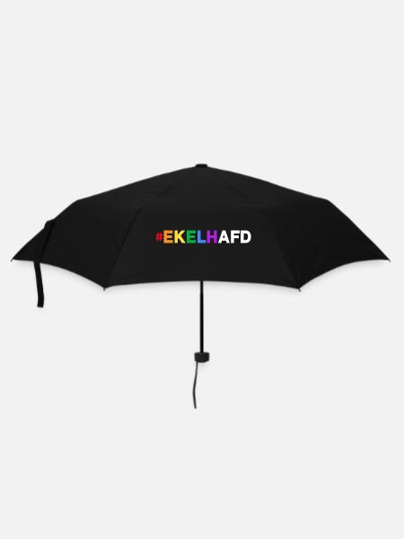bunte Freiheit lgbt human rights political color - Regenschirm (klein) - Schwarz
