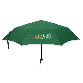 Evolution des Radsports - Regenschirm (klein) - Flaschengrün - Vorne