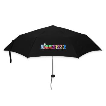 Mömmesfresser - Regenschirm (klein) - Schwarz - Vorne