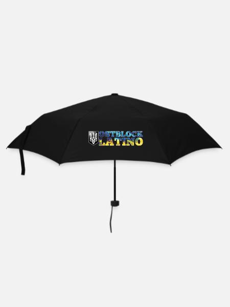 Ostblock Latino Ukrainer Ukraine Geschenk - Regenschirm (klein) - Schwarz