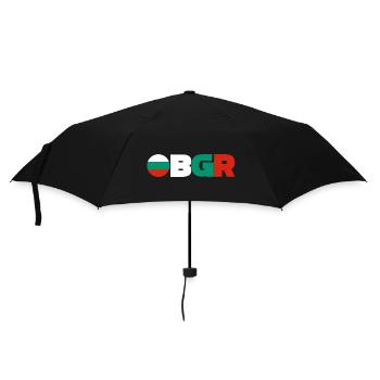 Bulgaria - Umbrella (small) - black - Front