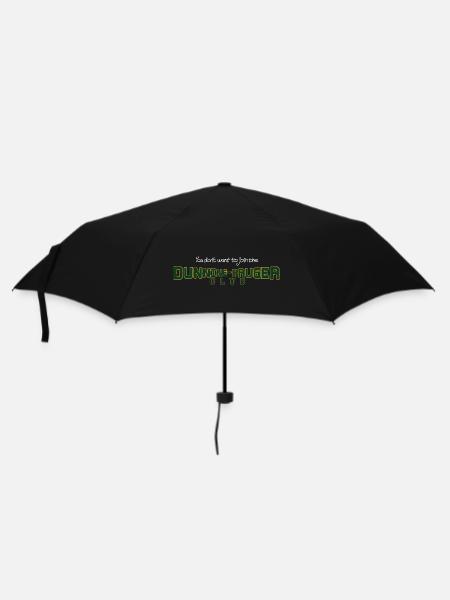 T-shirt Dunning Kruger Club pour tissus foncés - Parapluie standard - noir