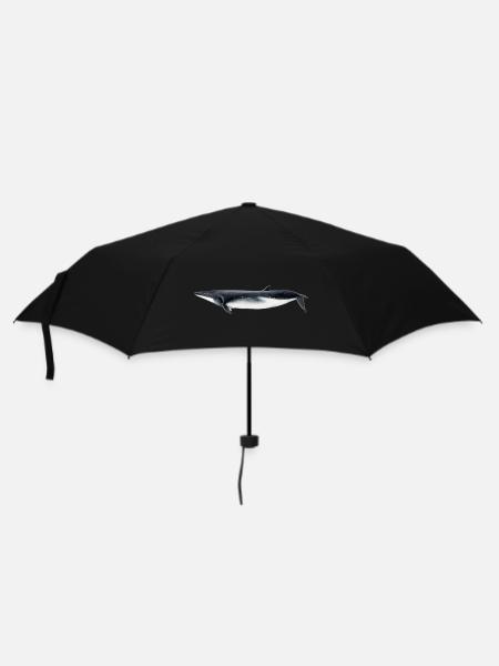 Fin whale - Brydes whale - tropical rorqual - Umbrella (small) - black