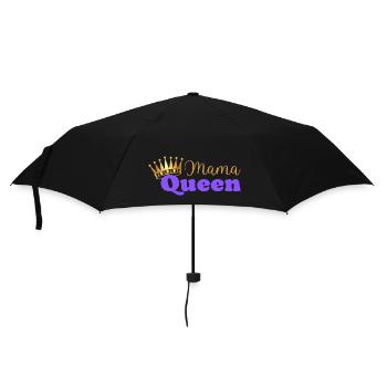 Mama queen - mom queen - Mother's Day gift - Umbrella (small) - black - Front