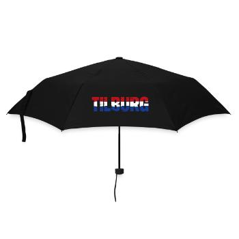 Tilburg, Netherlands - Umbrella (small) - black - Front
