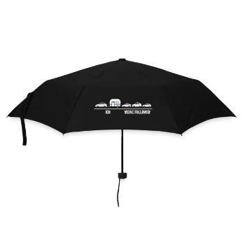 Ich meine Follower Karawane - Regenschirm (klein) - Schwarz - Vorne
