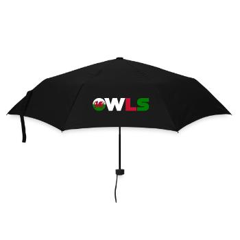 Wales - Regenschirm (klein) - Schwarz - Vorne