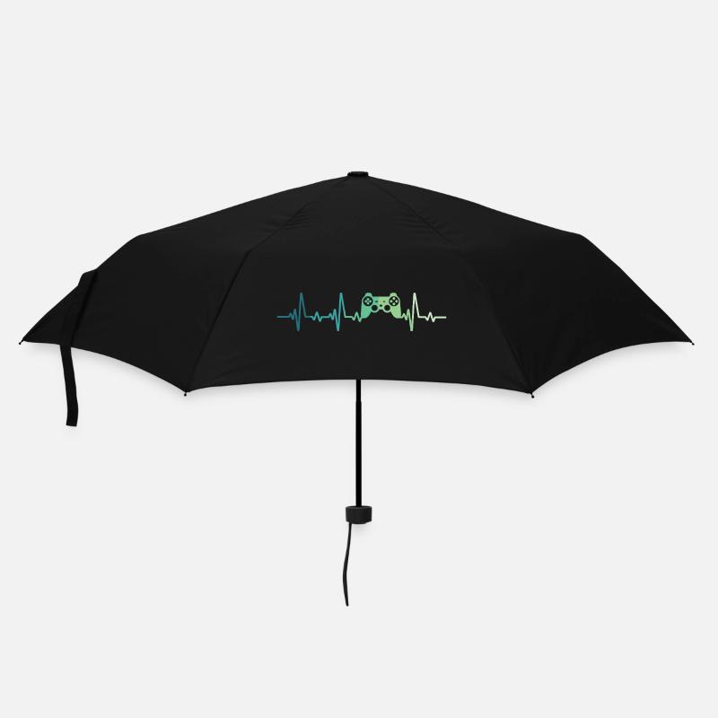 console controller heartbeat Gamer - Umbrella (small) - black