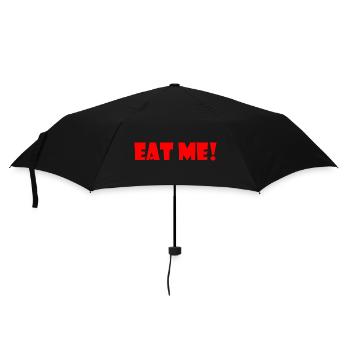 Eat me - Umbrella (small) - black - Front