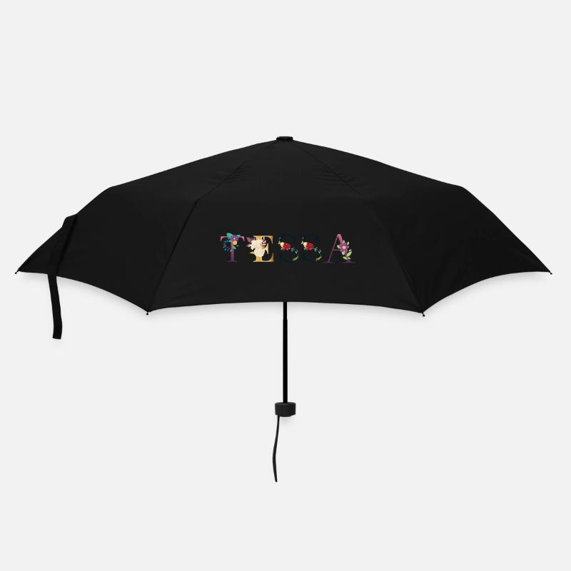 Tessa - Regenschirm (klein) - Schwarz
