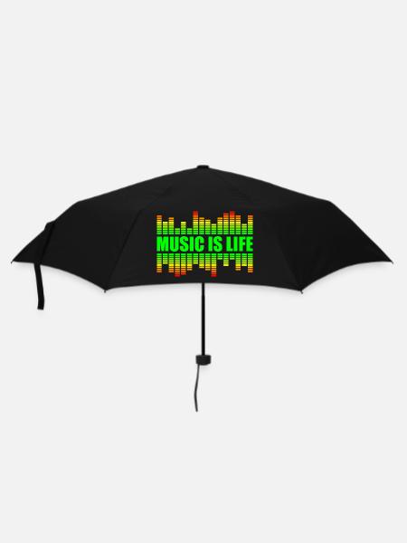 Music Is Life - Music Is Life - Umbrella (small) - black