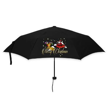 Merry Christmas - Umbrella (small) - black - Front