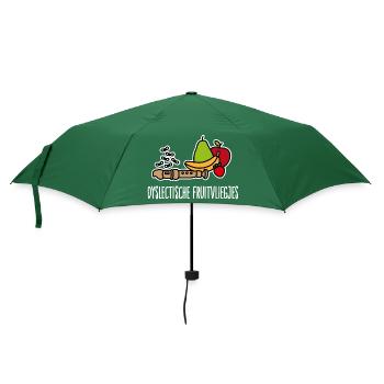 Dyslexische Frucht fliegen Legasthenie Blockflöte - Regenschirm (klein) - Flaschengrün - Vorne