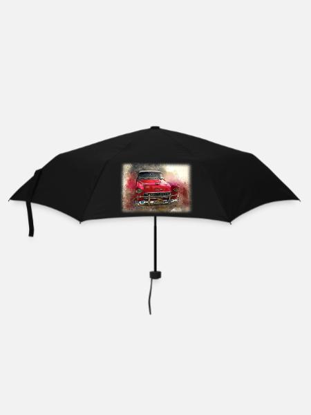 Nostalgic Old American Dream Car - Umbrella (small) - black