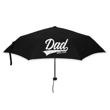 PAPA SEIT 2022 DAD SINCE 2022 - Regenschirm (klein) - Schwarz - Vorne