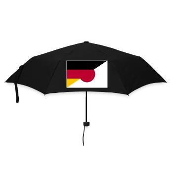 Germany Japan Dual citizenship - Umbrella (small) - black - Front