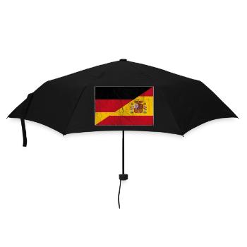 Germany Spain Flag - Umbrella (small) - black - Front